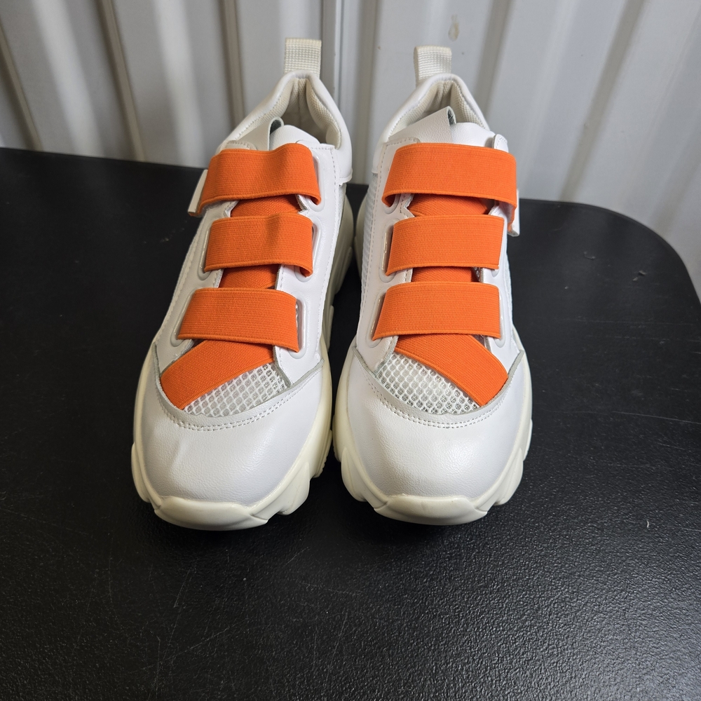 Kids Sneakers with Orange Straps